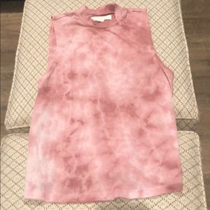 Spiritual Gangster mock turtle neck tank the dye